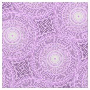 Lilac circles pattern fabric