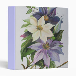 Lilac Clematis Vine Acrylic Painting Binder