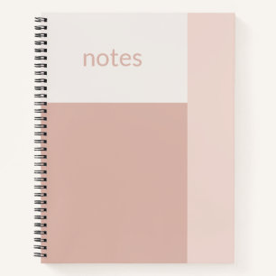 Lilac Cream Customizable Notebook