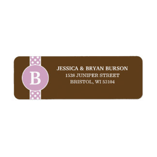 Lilac Dainty Dots Custom Monogrammed Family