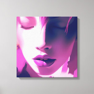 Lilac Dream Whisper – Serene, Ethereal, Purple Canvas Print