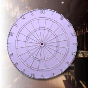 Lilac Dreams Solid Colour Classic Elegant Dartboard
