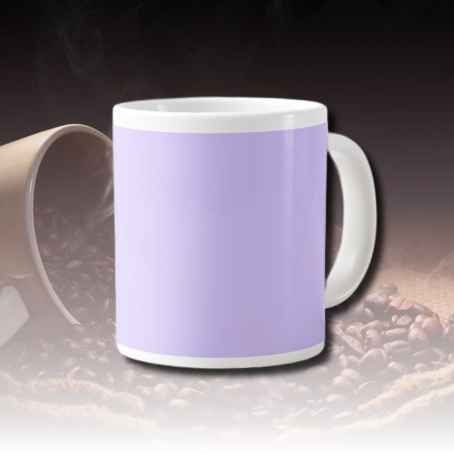 Lilac Dreams Solid Colour | Classic Elegant Large Coffee Mug (Creator Uploaded)
