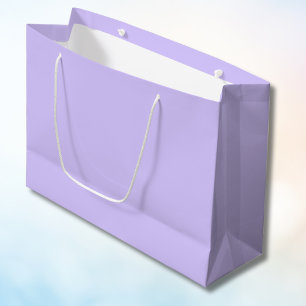Lilac Dreams Solid Colour   Classic Elegant Large Gift Bag