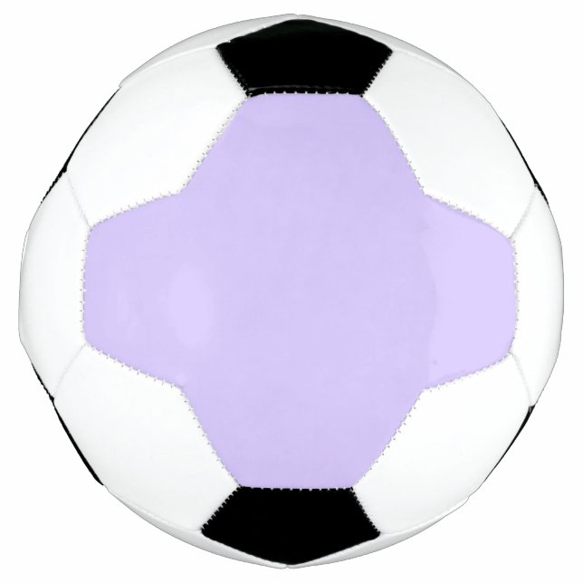 Lilac Dreams Solid Colour | Classic Elegant Soccer Ball (Front)