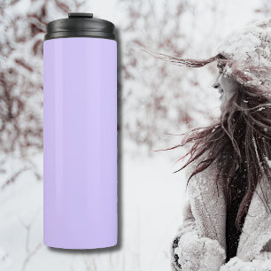 Lilac Dreams Solid Colour Classic Elegant Thermal Tumbler