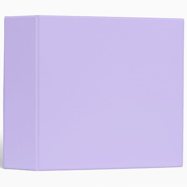 Lilac Dreams Solid Colour | Trendy Colour  Binder (Front/Spine)