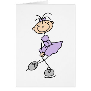 Lilac Dress Figure Skater Tshirts and Gifts