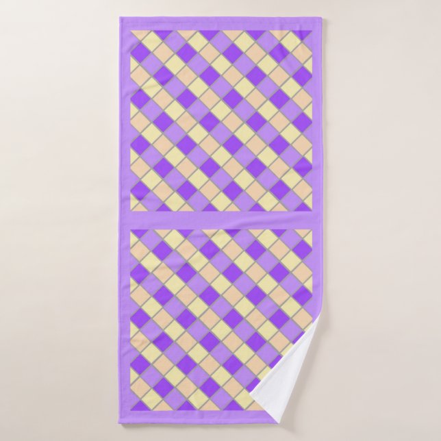 Lilac et Peach (Serviette de bain)