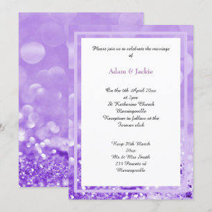 LILAC FAIRE-PART DE MARIAGE D'IMPRESSION EN COUCHE