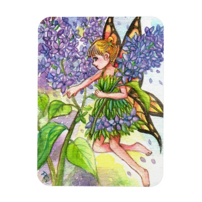 Lilac Fairy Magnet (Vertical)