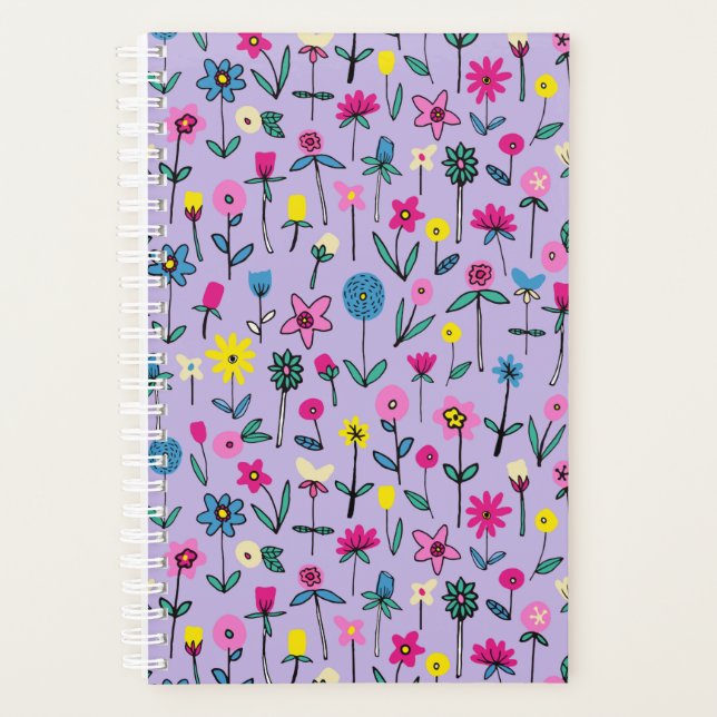 Lilac Flower Garden Planner (Front)