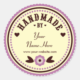 Lilac Flower Handmade By Personalized Stickers