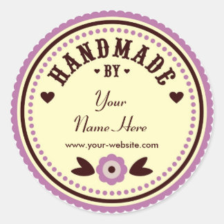 Lilac Flower Handmade By Personalized Stickers