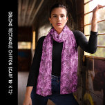 Lilac Flower Pattern Rectangle Long Scarf<br><div class="desc">The Lilac Flower Pattern Rectangle Long Scarf looks beautiful,  they will love it.  Lilacs are beautiful flowers from the garden of vibrant colourful lilac shades.</div>