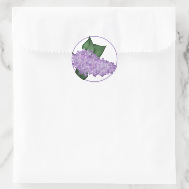 Lilac Flower Stickers (Bag)