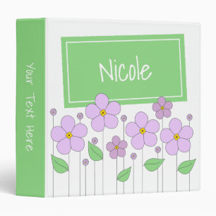 Lilac Flowers and Tag Binder