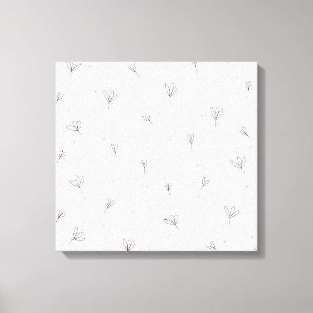 Lilac Flowers Canvas Print (Front)