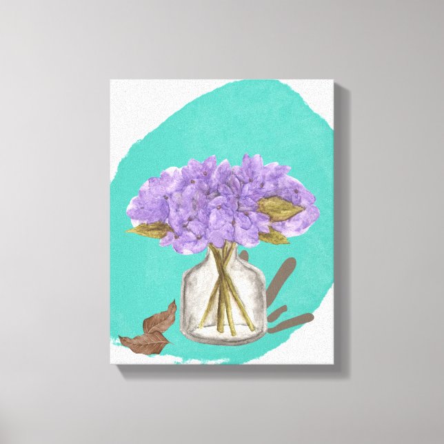 lilac flowers - floral wall art - 11x14 inches (Front)