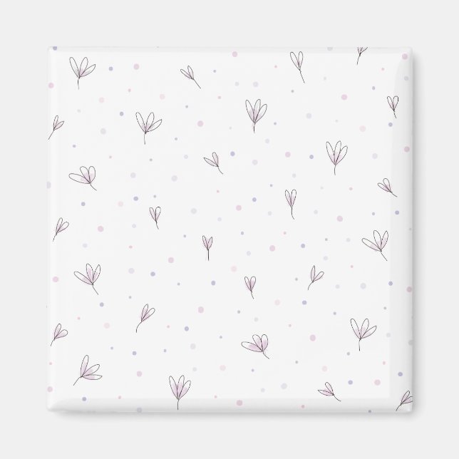 Lilac Flowers Magnet (Front)