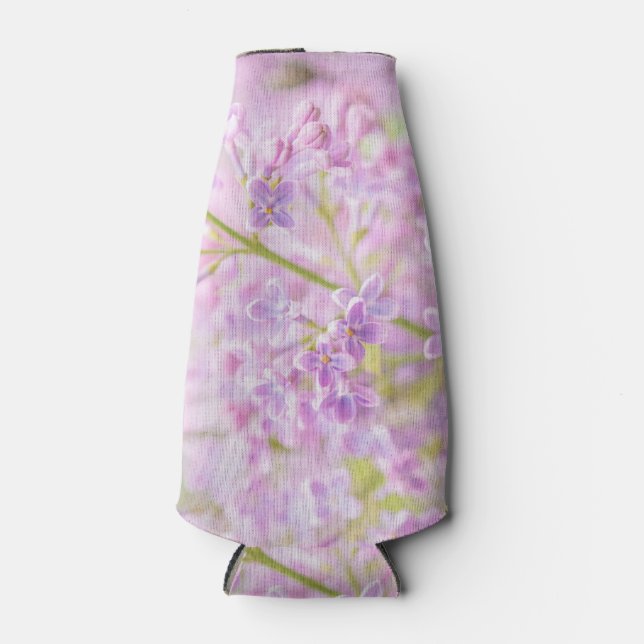 Lilac Flowers Mist Bottle Cooler (Front)