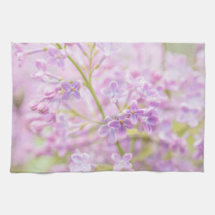 Lilac Flowers Mist Kitchen Towel