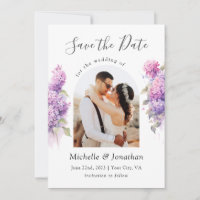 Lilac Flowers Photo Bible Verse Christian Wedding