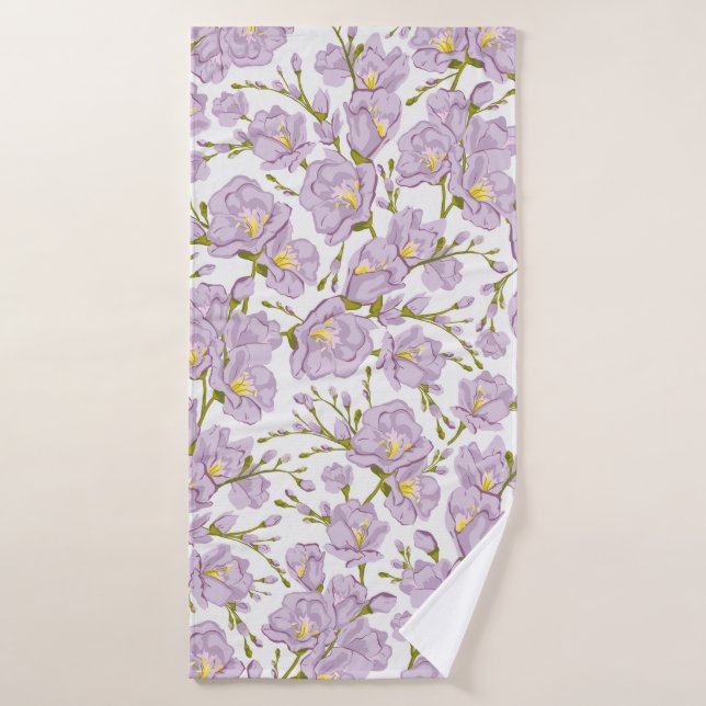 Lilac Freesia (Serviette de bain)