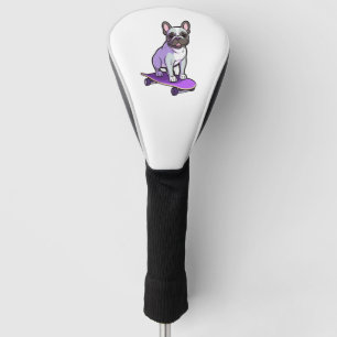Lilac French Bulldog  Golf Head Cover
