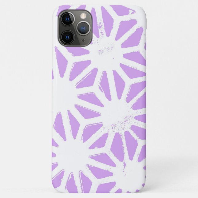 Lilac geometric pattern Case-Mate iPhone case (Back)