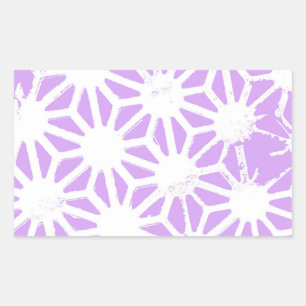 Lilac geometric pattern sticker