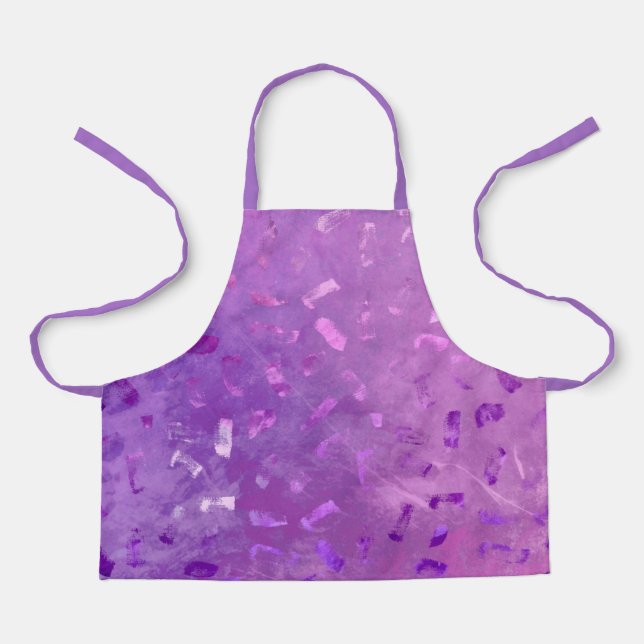 Lilac Glitter Apron (Front)