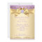 Lilac Gold Ballerina Princess Baby Shower Ethnic