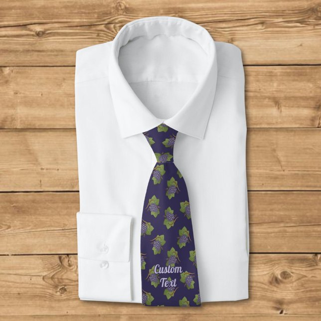 Lilac Grapes Pattern Tie (Creator Uploaded)