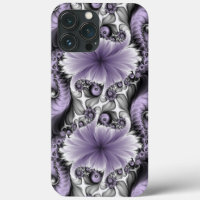 Lilac Illusion Abstract Floral Fractal Art Fantasy