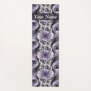 Lilac Illusion Abstract Fractal Art Fantasy Name Yoga Mat