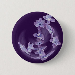 Lilac in circle 2 inch round button