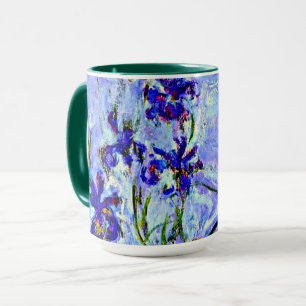 Lilac Irises by Claude Monet Mug