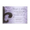 lilac "iron fleur de lis" Wedding RSVP