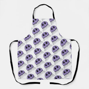 Lilac Jellyfriend Cartoon Apron