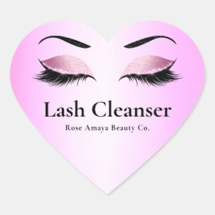 Lilac Lash Cleanser Étiquette de produit personnal