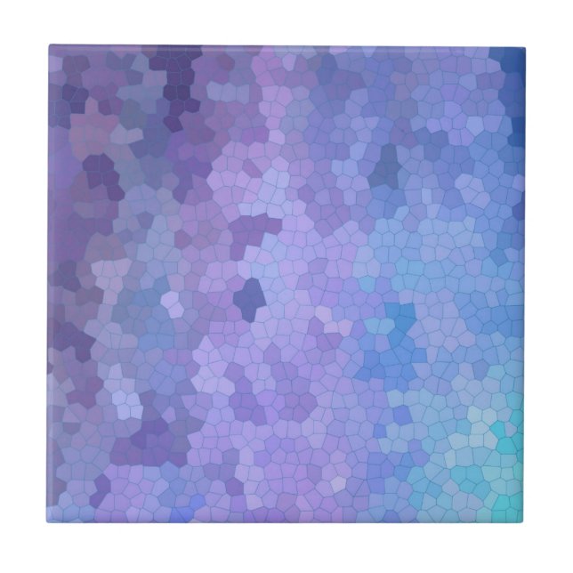 Lilac & Lavendar through Stained Glass Tile (Front)