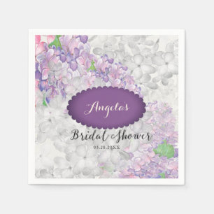 Lilac Loveliness Scalloped Violet Napkin