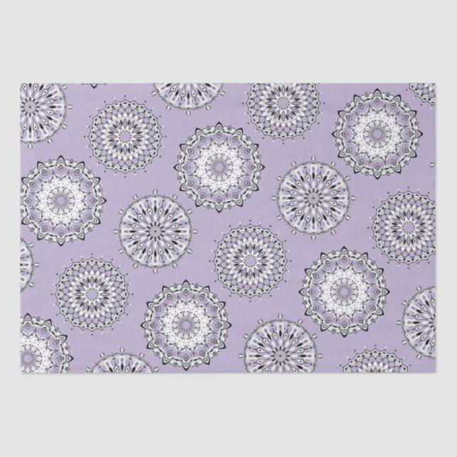 Lilac Mandalas Tissue Paper (Front)