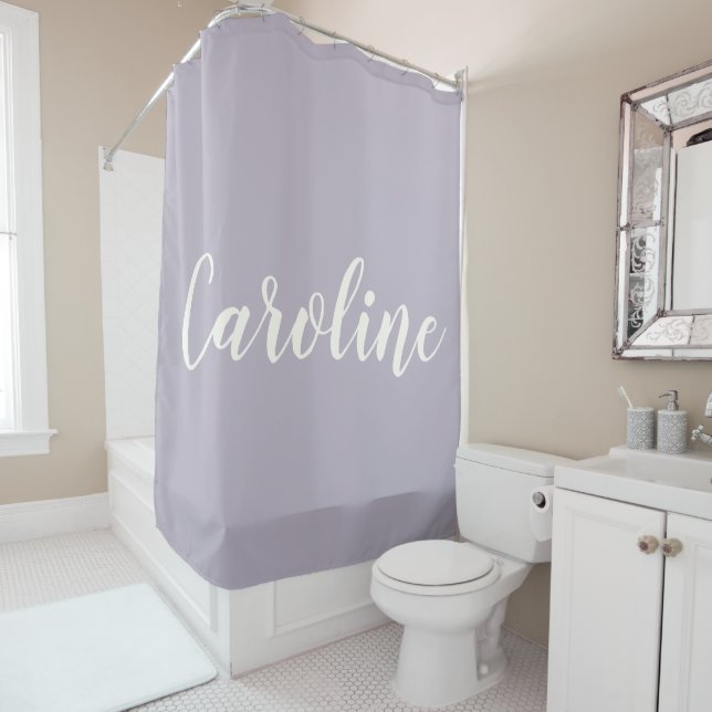 Lilac Minimalist Calligraphy Personalized Name  (In Situ)