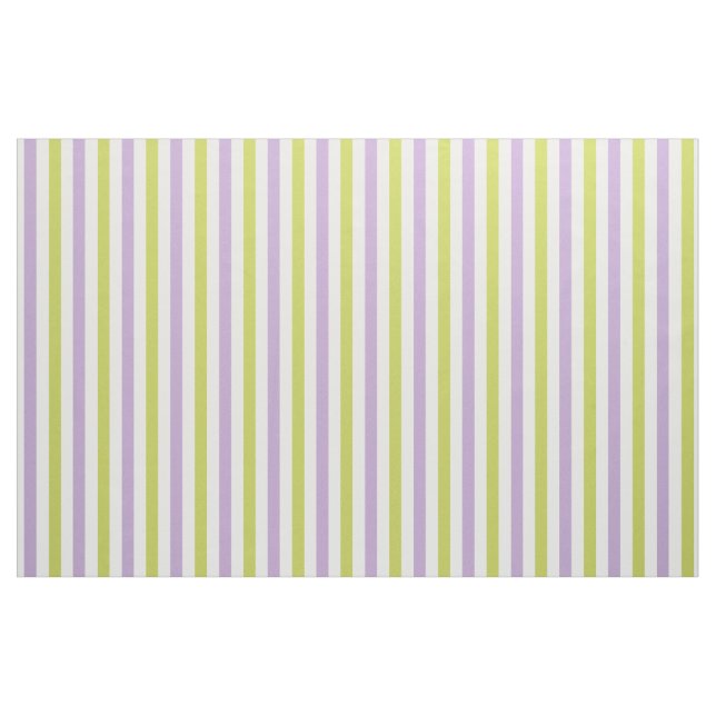 Lilac & Mint Stripes customizable fabric (Yard)