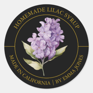 Lilac Modern label