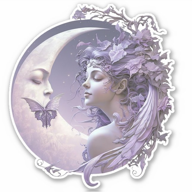 Lilac Moon Fairy and Butterfly (Front)