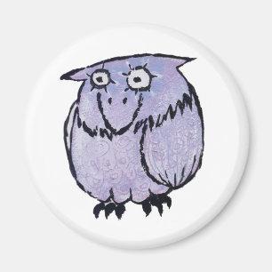 LILAC OWL MAGNET