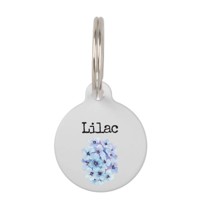 Lilac Pet Tag (Front)